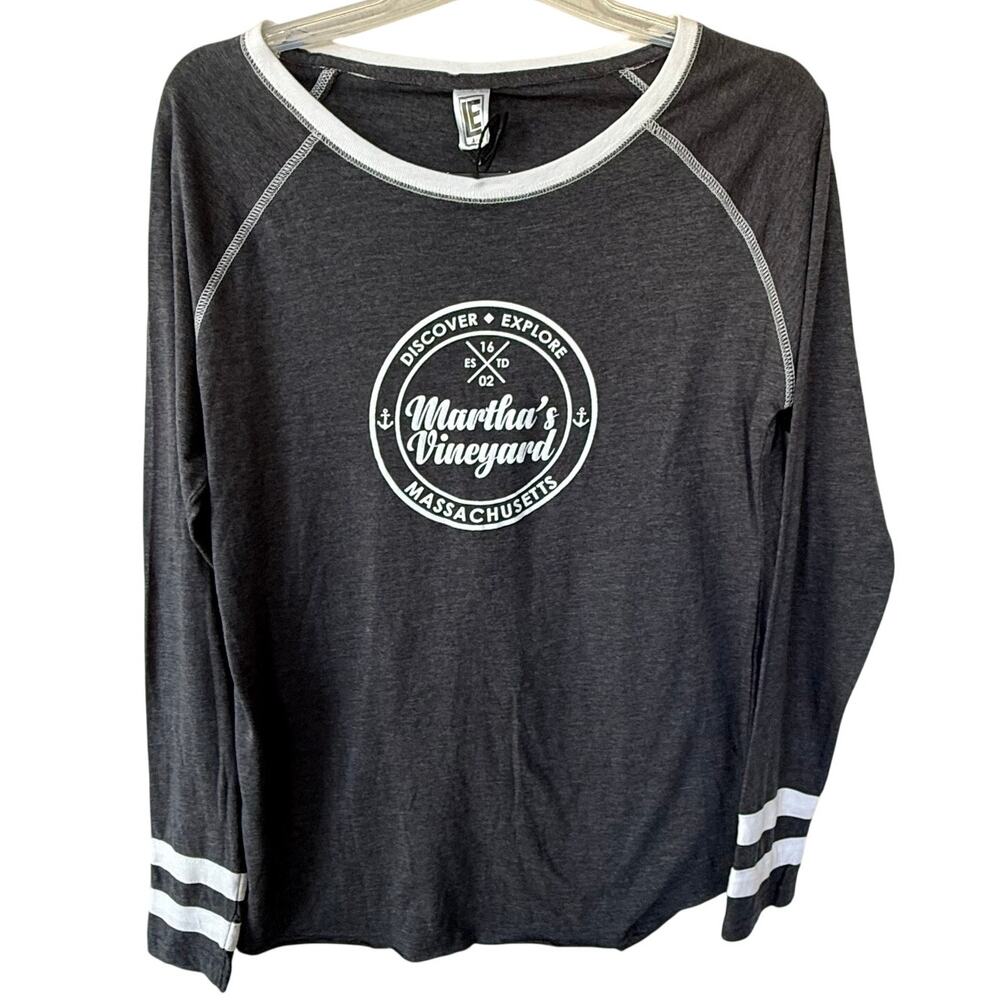 LE Martha’s Vineyard lite T-Shirt size L/XL blue white